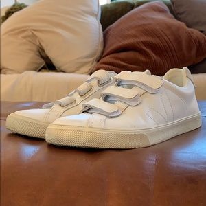 VEJA leather white sneakers